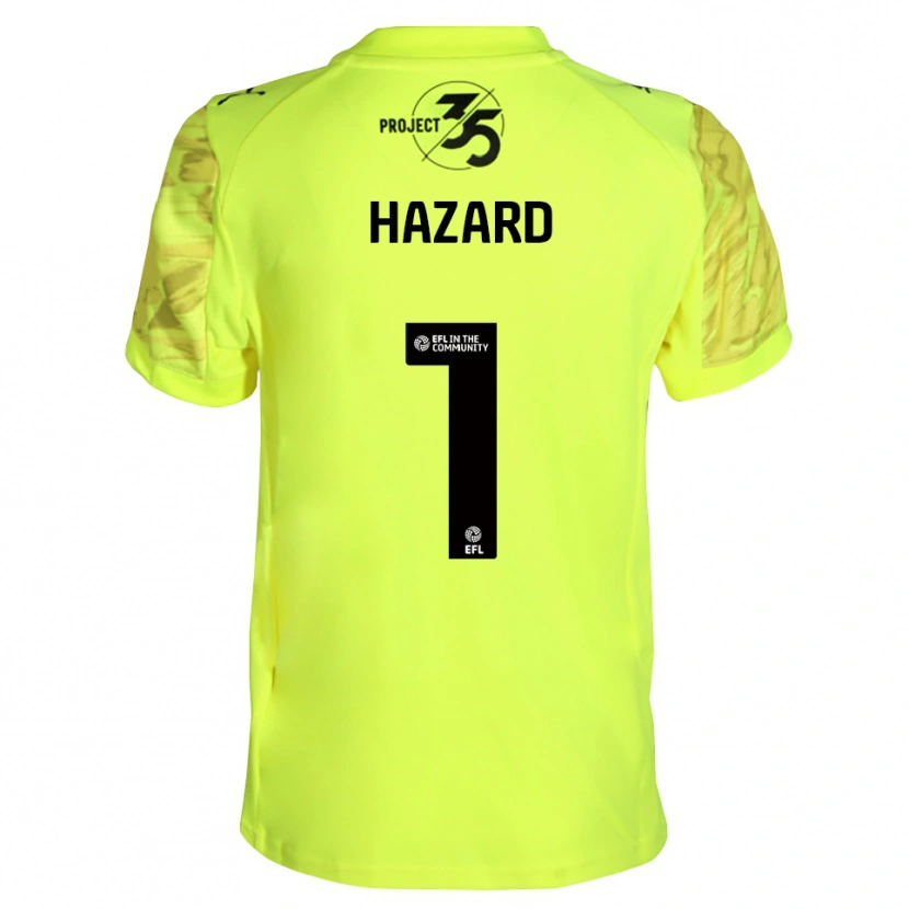 Danxen Femme Conor Hazard #1 Maillot de Gardien Noir Vert Fluorescent 2025/26 T-shirt