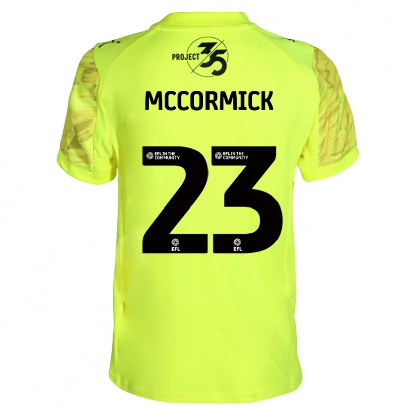 Danxen Femme Leo McCormick #23 Maillot de Gardien Noir Vert Fluorescent 2025/26 T-shirt