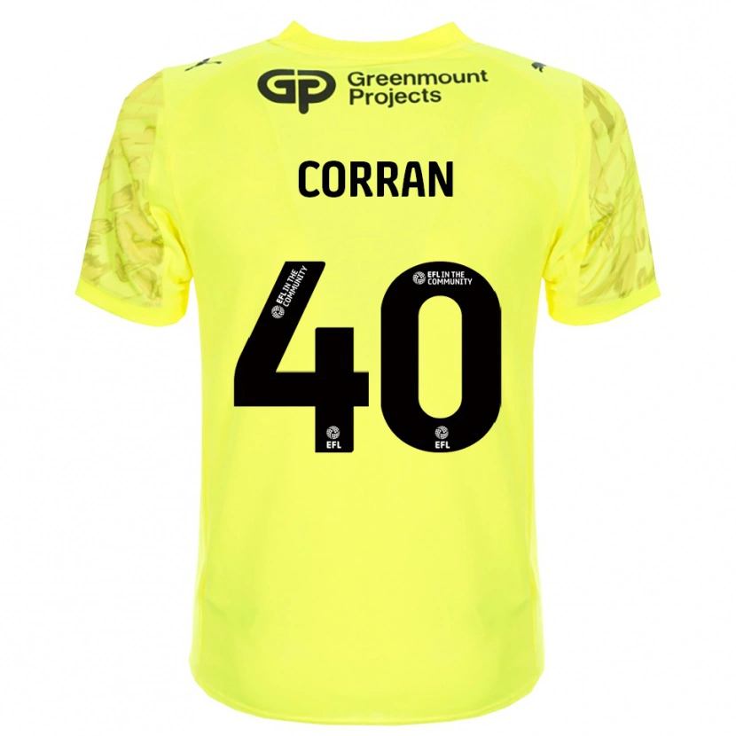 Danxen Femme Matthew Corran #40 Maillot de Gardien Noir Vert Fluorescent 2025/26 T-shirt