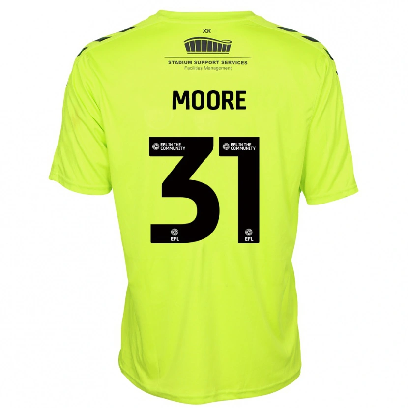 Danxen Femme Stuart Moore #31 Maillot de Gardien Vert Fluorescent 2025/26 T-shirt