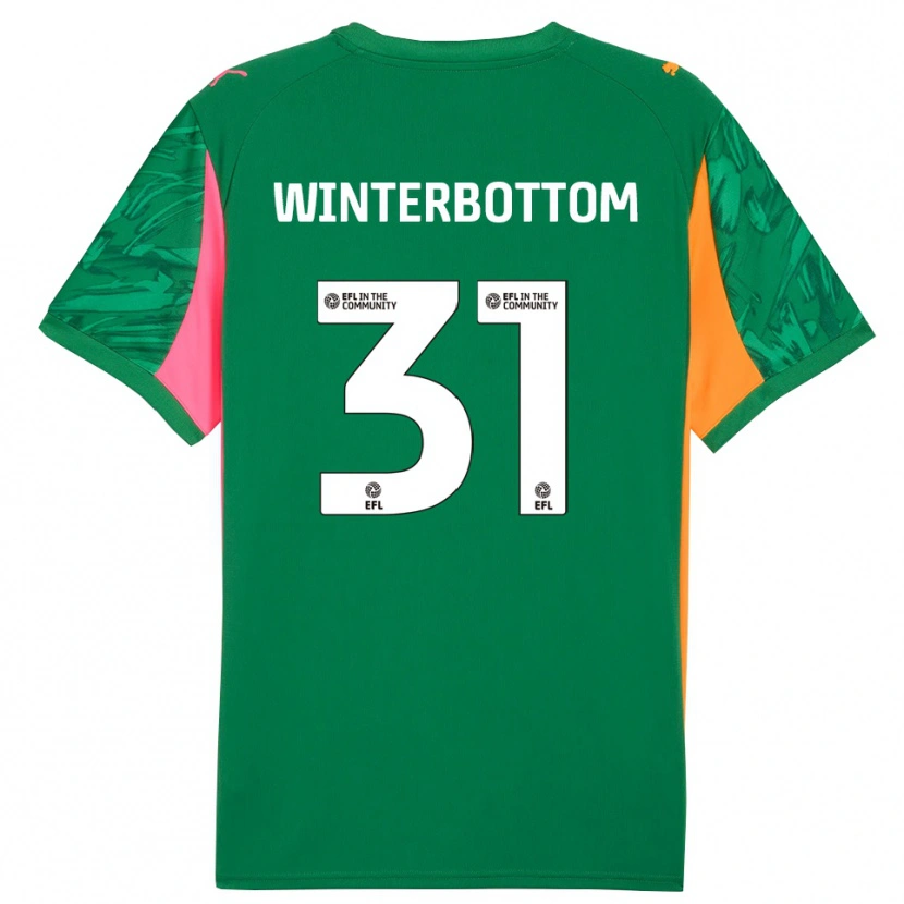 Danxen Femme Ben Winterbottom #31 Maillot de Gardien Rose Vert 2025/26 T-shirt