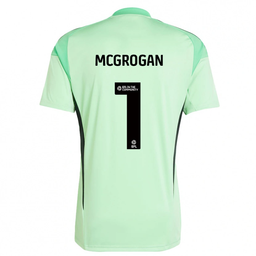 Danxen Femme Emily Mcgrogan #1 Maillot de Gardien Noir Vert Clair 2025/26 T-shirt