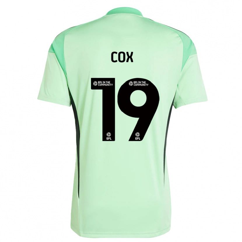 Danxen Femme Hannah Cox #19 Maillot de Gardien Noir Vert Clair 2025/26 T-shirt