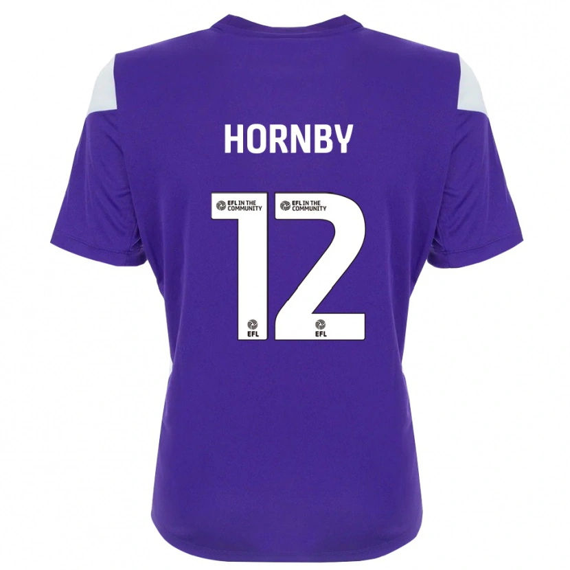 Danxen Femme Sam Hornby #12 Maillot de Gardien Blanc Violet 2025/26 T-shirt
