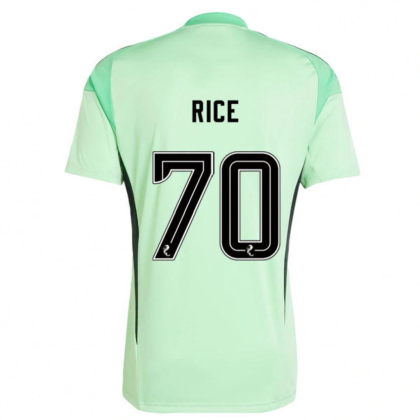 Danxen Femme Aidan Rice #70 Maillot de Gardien Noir Vert Clair 2025/26 T-shirt