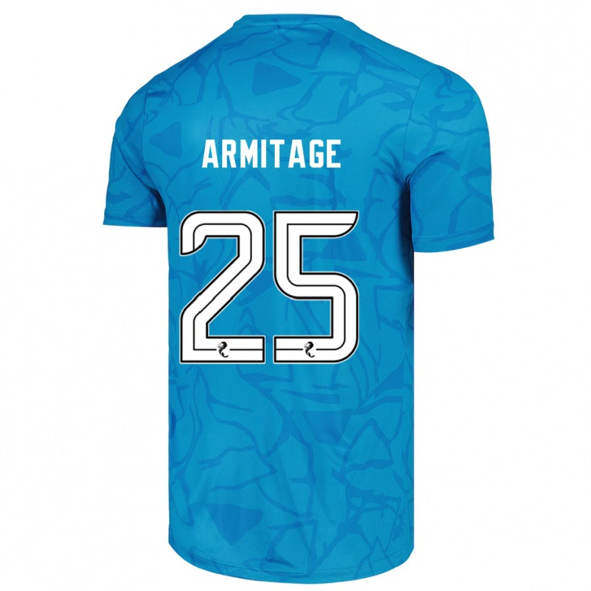 Danxen Femme Rowena Armitage #25 Maillot de Gardien Blanc Bleu 2025/26 T-shirt