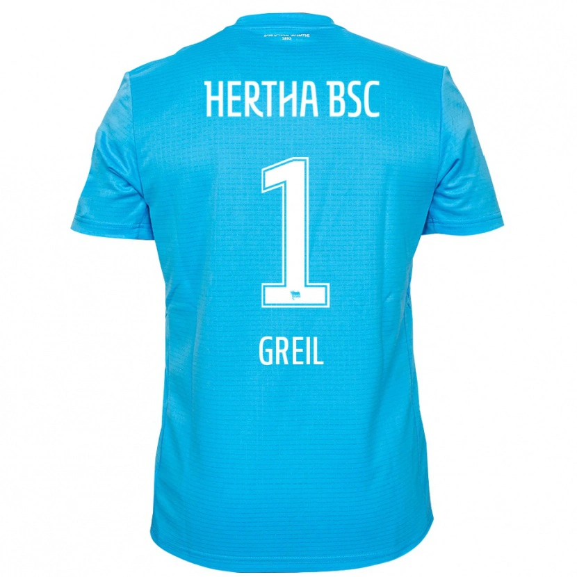 Danxen Femme Luis Greil #1 Maillot de Gardien Bleu Clair Blanc 2025/26 T-shirt