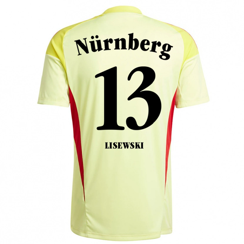 Danxen Femme Robin Lisewski #13 Maillot de Gardien Jaune Noir 2025/26 T-shirt