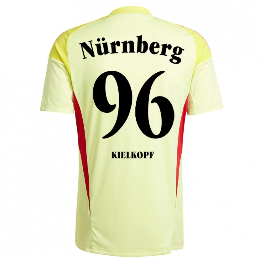Danxen Femme Felix Kielkopf #96 Maillot de Gardien Jaune Noir 2025/26 T-shirt