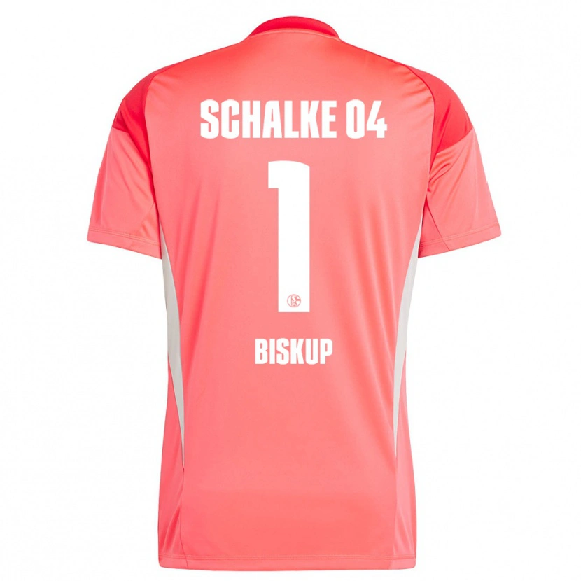 Danxen Femme Marcell Biskup #1 Maillot de Gardien Rouge Corail 2025/26 T-shirt