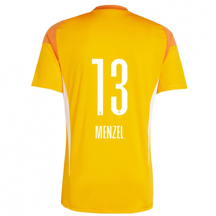 Danxen Femme Phillip Menzel #13 Maillot de Gardien Jaune Orange 2025/26 T-shirt