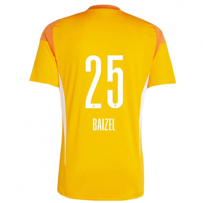 Danxen Femme David Baizel #25 Maillot de Gardien Jaune Orange 2025/26 T-shirt