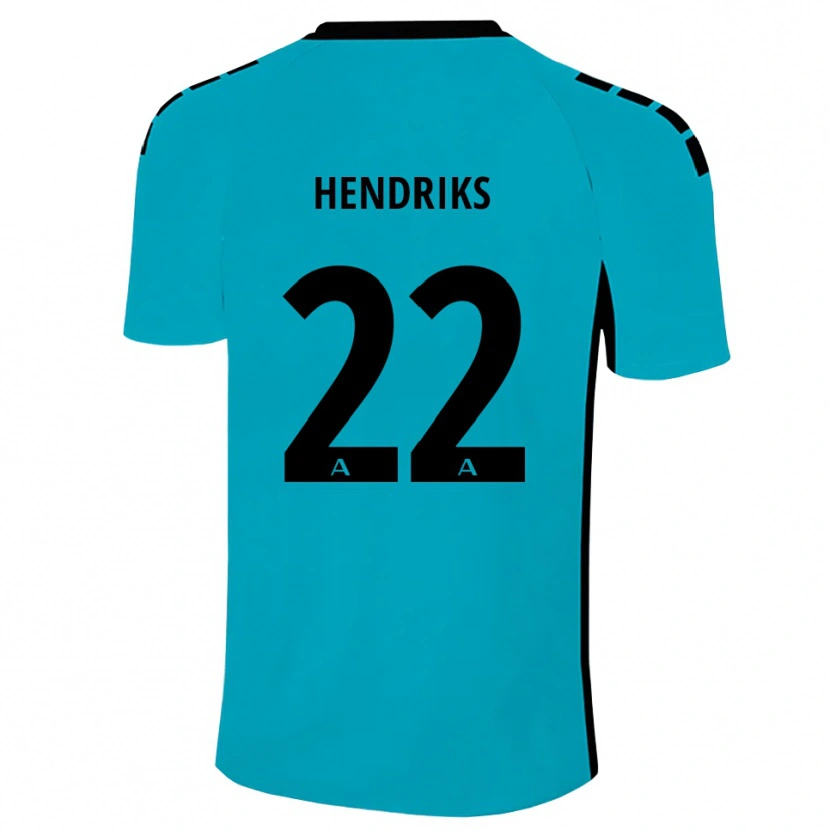 Danxen Femme Tom Hendriks #22 Maillot de Gardien Cyan 2025/26 T-shirt
