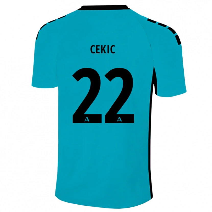 Danxen Femme Adnan Cekic #22 Maillot de Gardien Cyan 2025/26 T-shirt