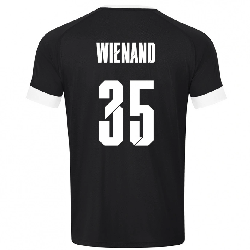 Danxen Femme Felix Wienand #35 Maillot de Gardien Blanc Noir 2025/26 T-shirt