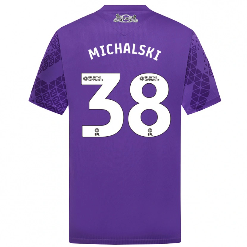 Danxen Femme Nicholas Michalski #38 Maillot de Gardien Blanc Violet 2025/26 T-shirt