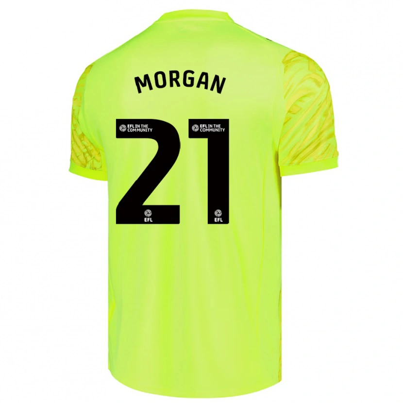 Danxen Femme Sarah Morgan #21 Maillot de Gardien Vert Fluorescent 2025/26 T-shirt