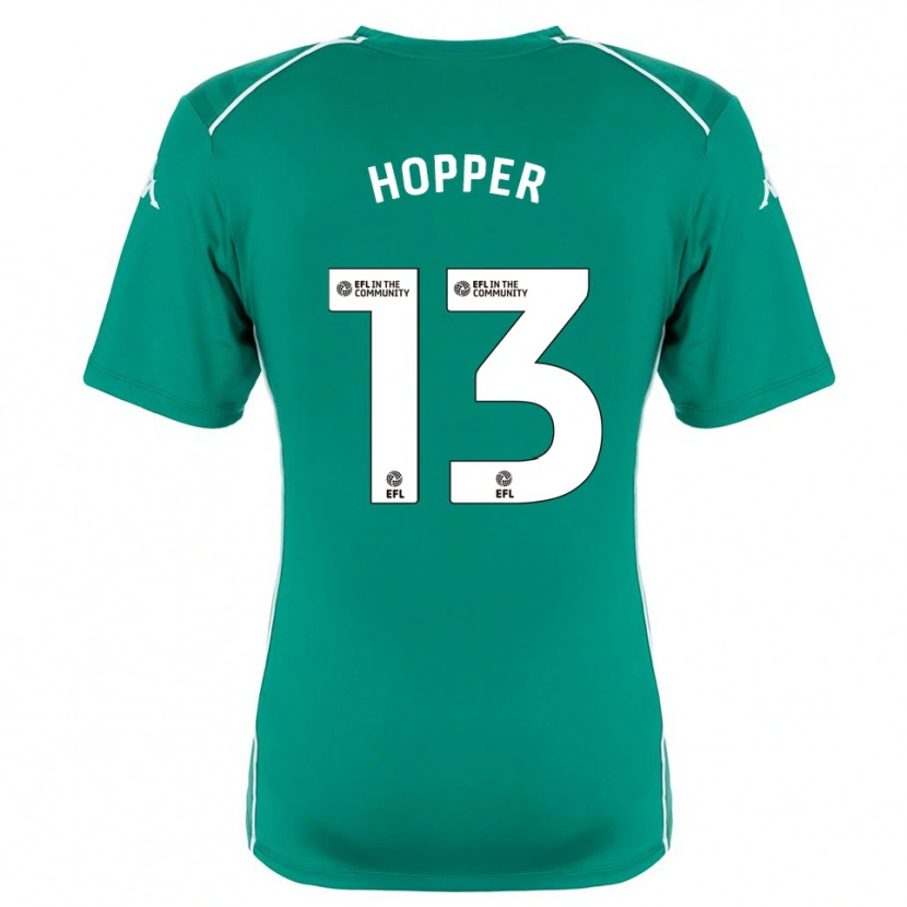 Danxen Femme Jake Hopper #13 Maillot de Gardien Blanc Vert 2025/26 T-shirt