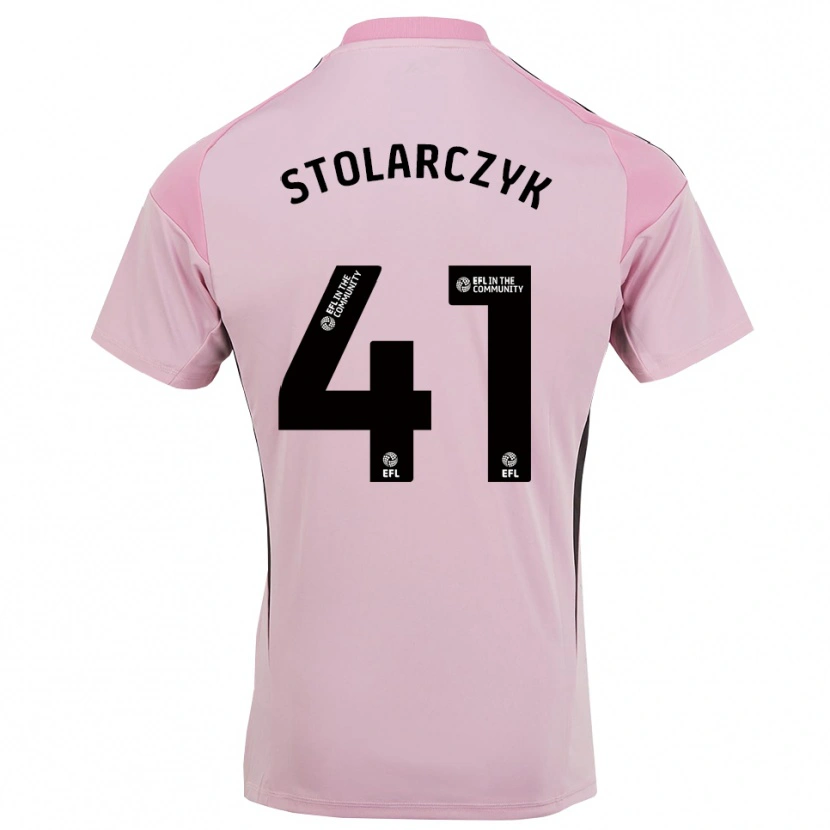 Danxen Femme Jakub Stolarczyk #41 Maillot de Gardien Rose Fleur De Cerisier 2025/26 T-shirt