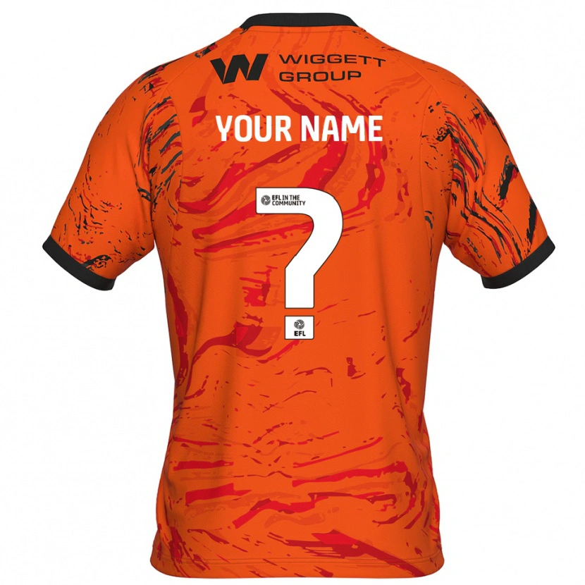 Danxen Femme Millwall FC Maillot de Gardien Blanc Orange 2025/26 T-shirt