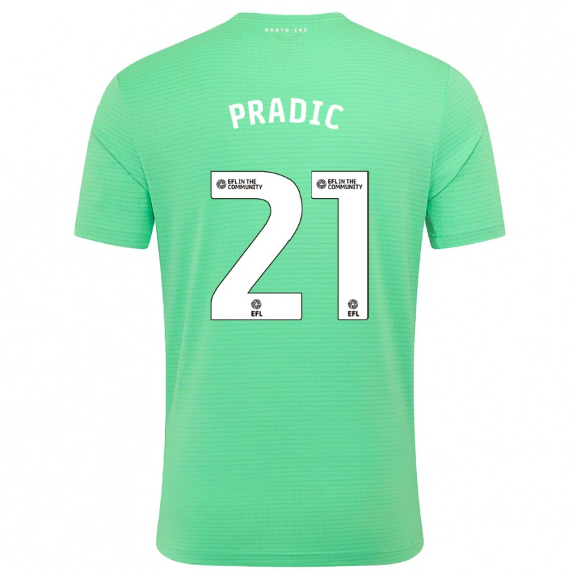 Danxen Femme James Pradic #21 Maillot de Gardien Turquoise Pastel 2025/26 T-shirt