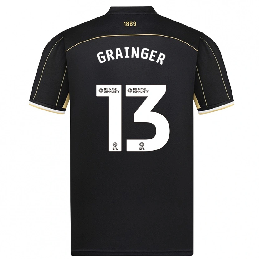 Danxen Femme Benjamin Grainger #13 Maillot de Gardien Brun Noir 2025/26 T-shirt