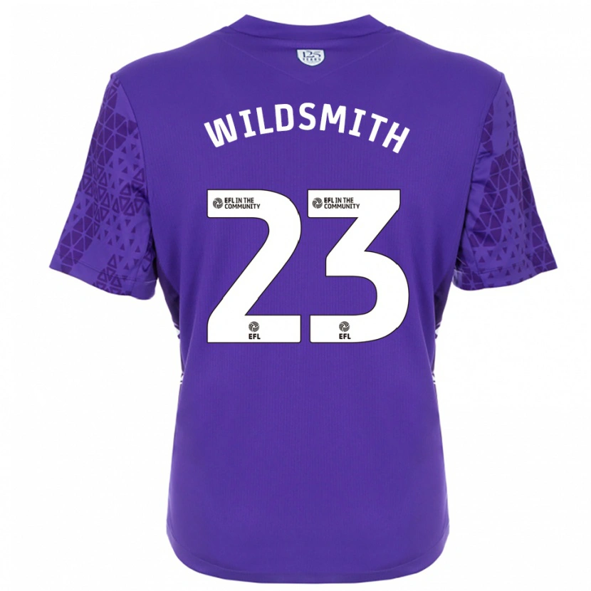 Danxen Femme Joe Wildsmith #23 Maillot de Gardien Blanc Violet 2025/26 T-shirt