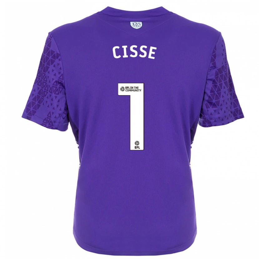 Danxen Femme Ben Cisse #1 Maillot de Gardien Blanc Violet 2025/26 T-shirt