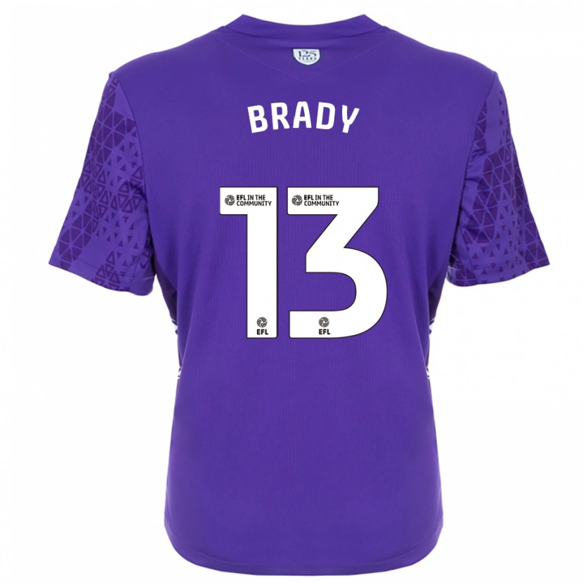 Danxen Femme Louis Brady #13 Maillot de Gardien Blanc Violet 2025/26 T-shirt
