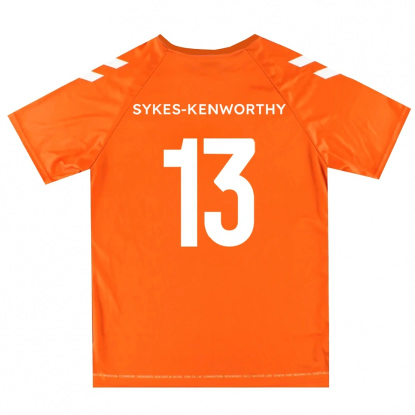 Danxen Femme George Sykes-Kenworthy #13 Maillot de Gardien Blanc Orange 2025/26 T-shirt