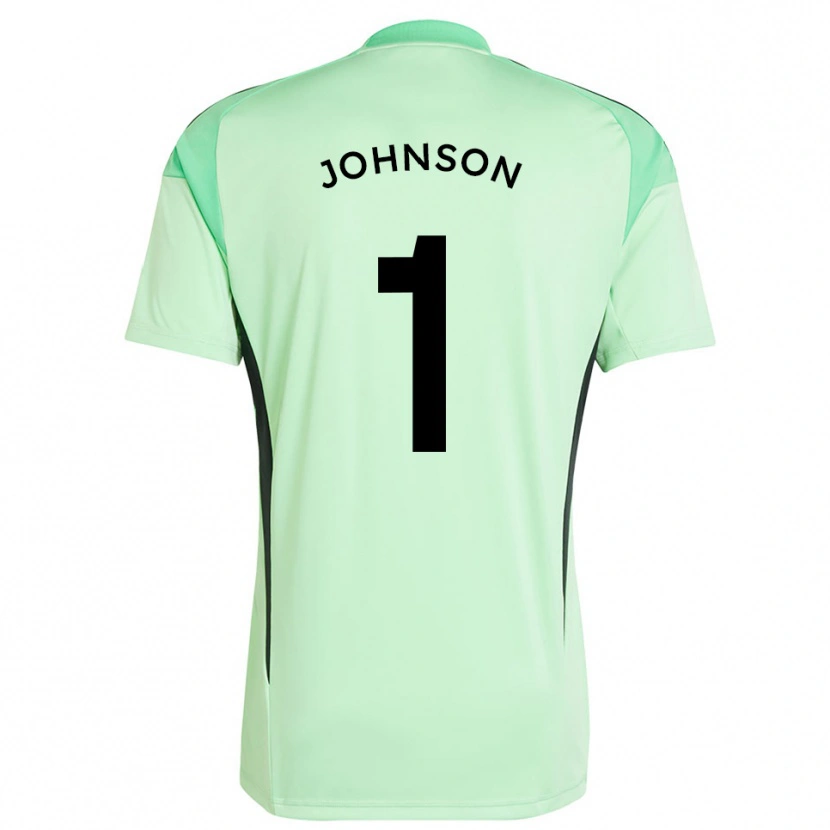Danxen Femme Sam Johnson #1 Maillot de Gardien Noir Vert Herbe 2025/26 T-shirt
