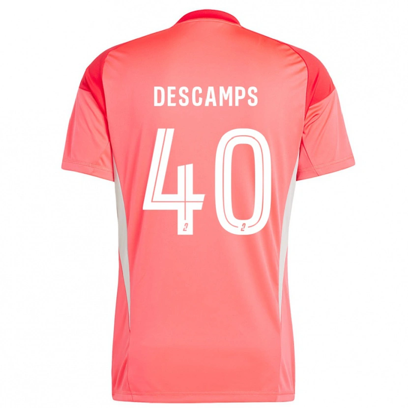 Danxen Femme Rémy Descamps #40 Maillot de Gardien Orange Clair 2025/26 T-shirt