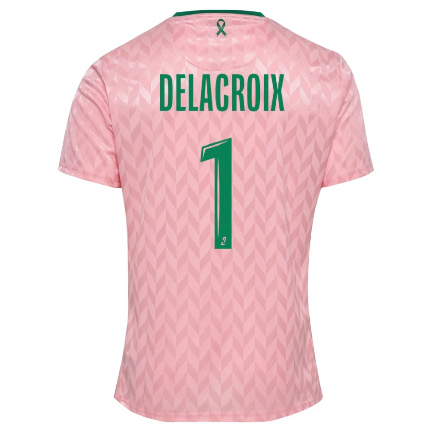 Danxen Femme Noa Delacroix #1 Maillot de Gardien Vert Rose 2025/26 T-shirt
