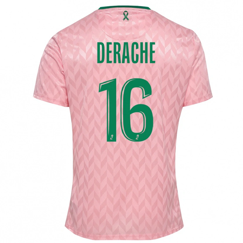 Danxen Femme Joseph Derache #16 Maillot de Gardien Vert Rose 2025/26 T-shirt