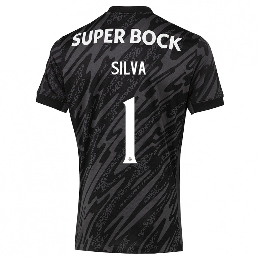 Danxen Femme Rui Silva #1 Maillot de Gardien Gris Noir Blanc 2025/26 T-shirt