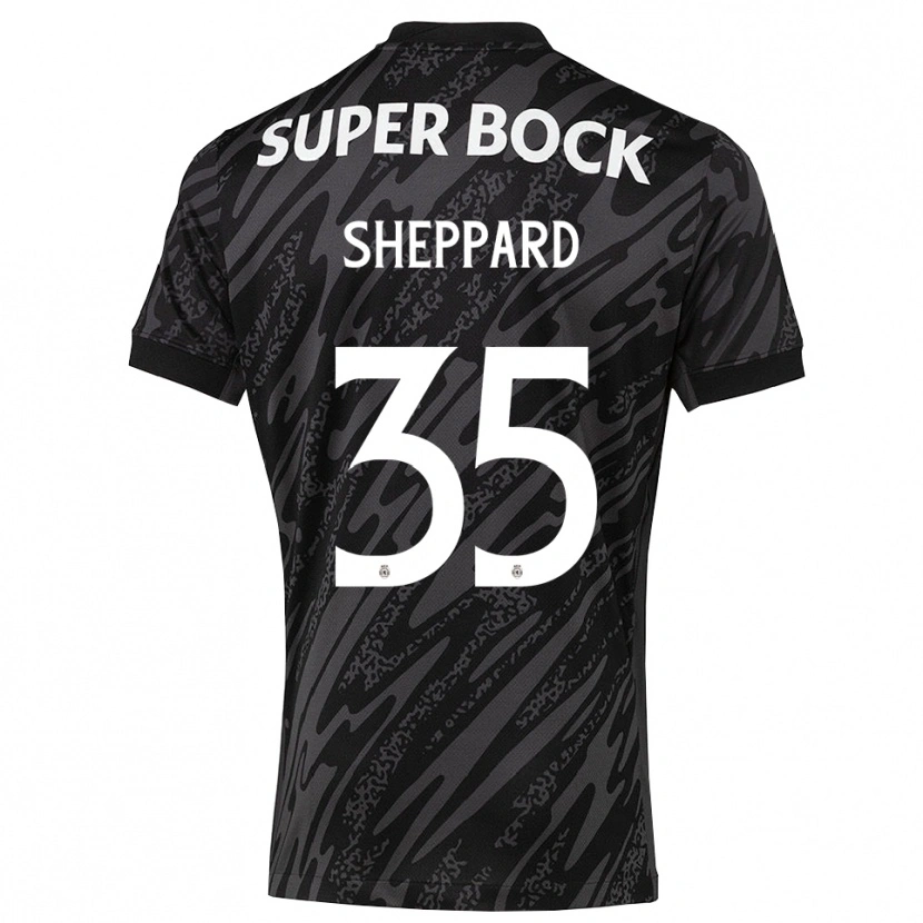 Danxen Femme Catriona Sheppard #35 Maillot de Gardien Gris Noir Blanc 2025/26 T-shirt