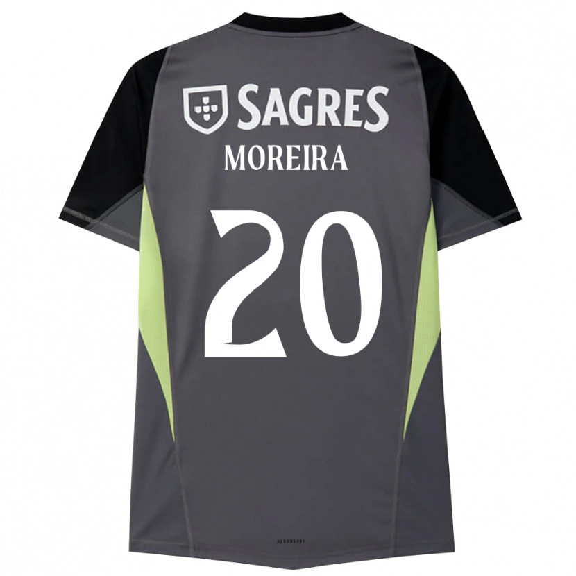 Danxen Femme André Moreira #20 Maillot de Gardien Gris Foncé Noir 2025/26 T-shirt