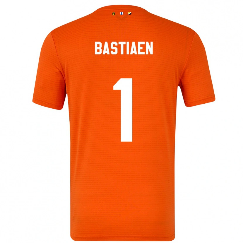 Danxen Femme Femke Bastiaen #1 Maillot de Gardien Orange Noir 2025/26 T-shirt