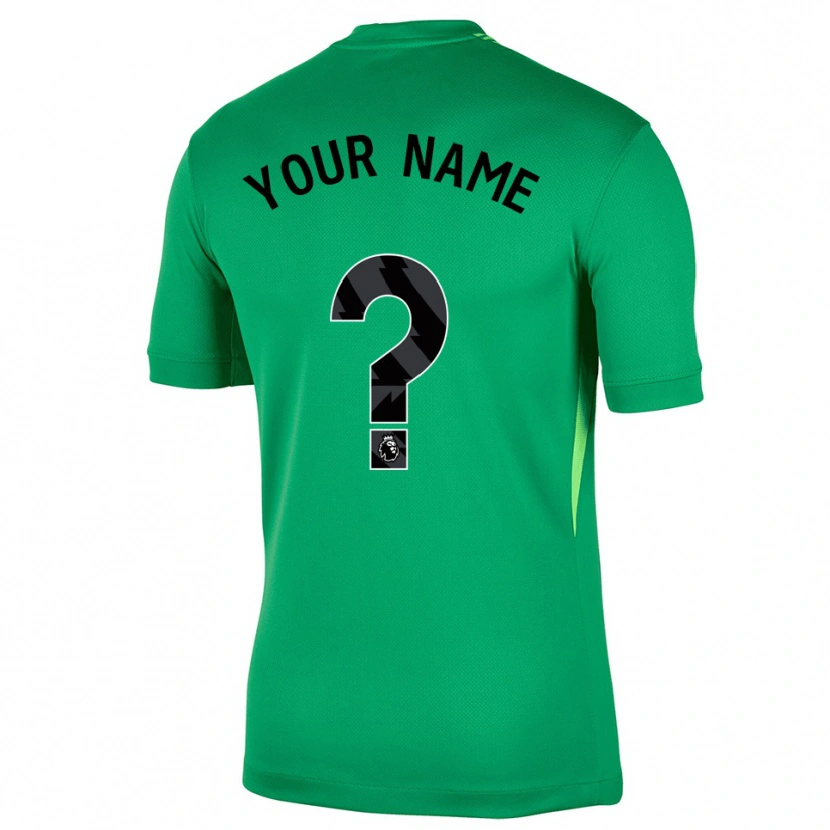 Danxen Femme Chelsea FC Maillot de Gardien Vert Noir 2025/26 T-shirt