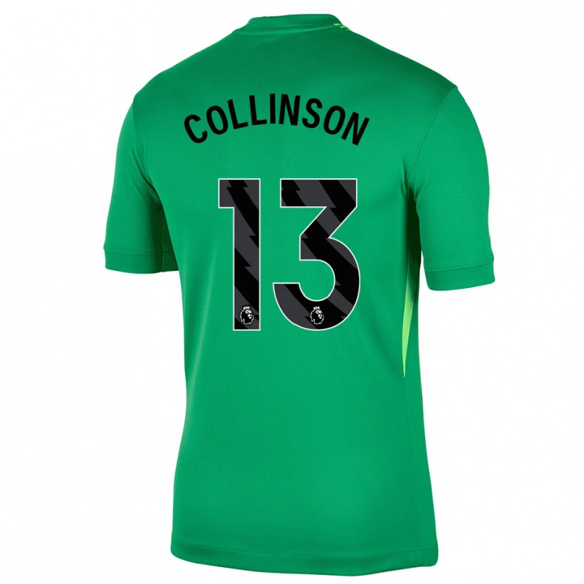 Danxen Femme Isaac Collinson #13 Maillot de Gardien Vert Noir 2025/26 T-shirt