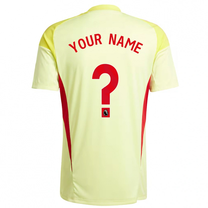 Danxen Femme Aston Villa FC Maillot de Gardien Jaune Clair 2025/26 T-shirt