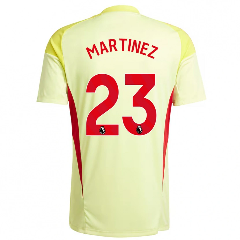 Danxen Femme Emiliano Martínez #23 Maillot de Gardien Jaune Clair 2025/26 T-shirt