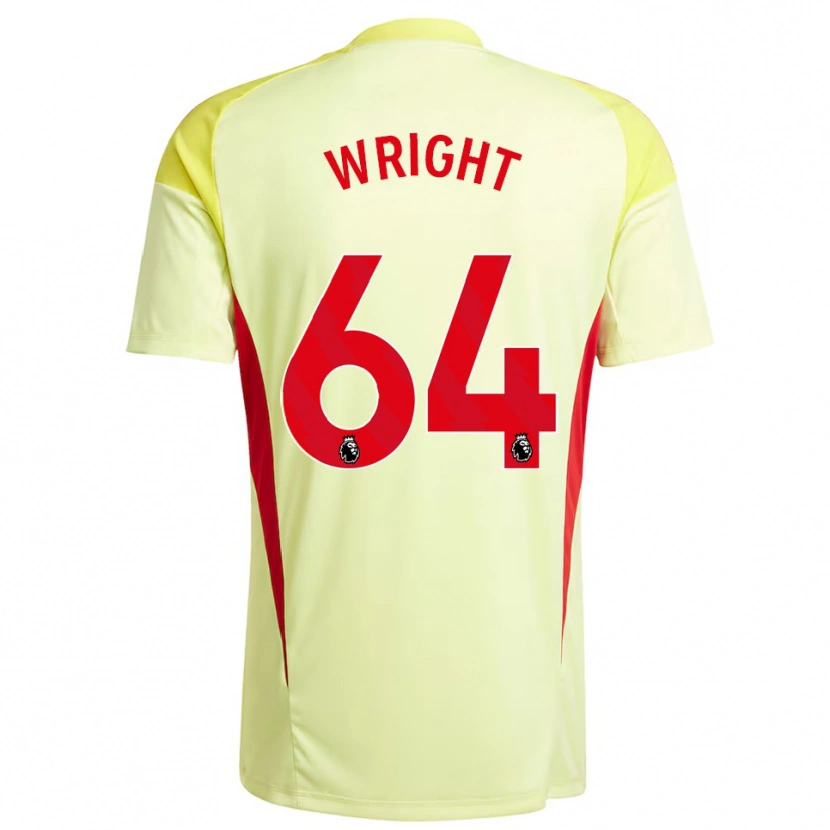 Danxen Femme James Wright #64 Maillot de Gardien Jaune Clair 2025/26 T-shirt