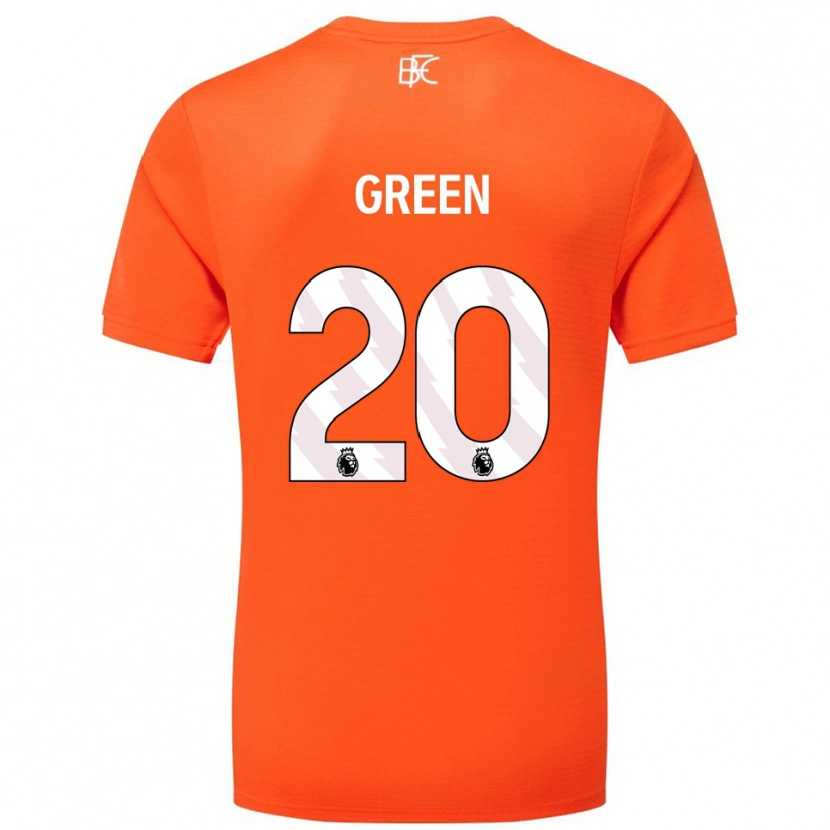 Danxen Femme Etienne Green #20 Maillot de Gardien Orange Blanc 2025/26 T-shirt