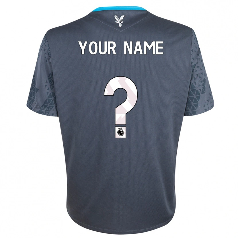 Danxen Femme Crystal Palace FC Maillot de Gardien Gris Foncé Blanc 2025/26 T-shirt