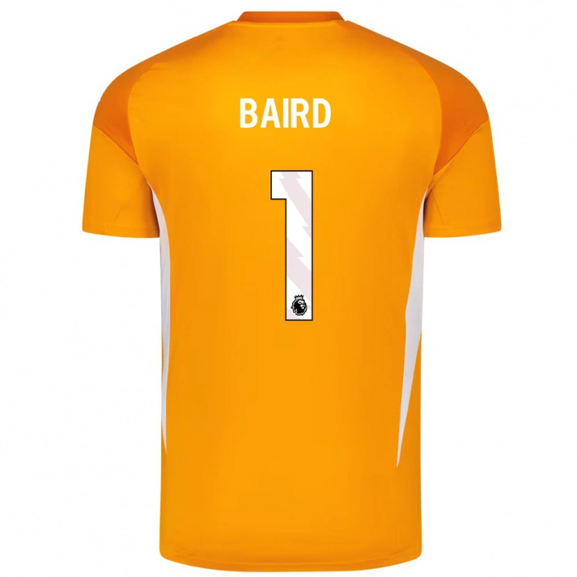 Danxen Femme Alex Baird #1 Maillot de Gardien Orange Blanc 2025/26 T-shirt