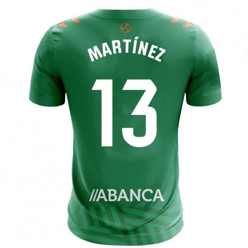 Danxen Femme Naiara Martínez #13 Maillot de Gardien Vert Blanc 2025/26 T-shirt
