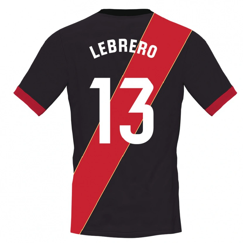Danxen Femme Lucia Lebrero Rodríguez #13 Maillot de Gardien Noir Rouge 2025/26 T-shirt