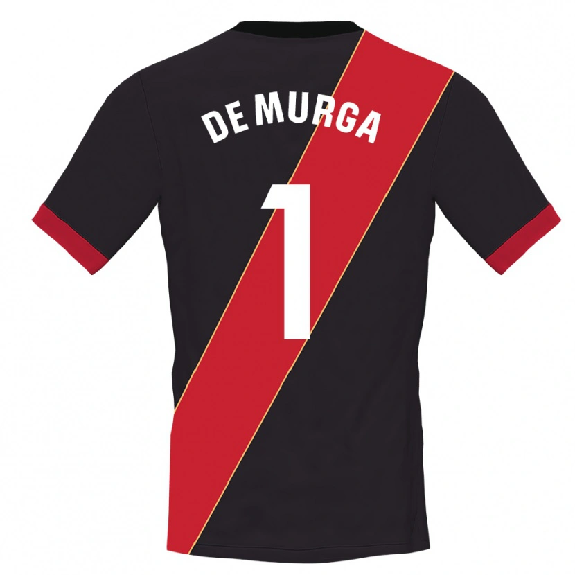 Danxen Femme Ana De Murga #1 Maillot de Gardien Noir Rouge 2025/26 T-shirt