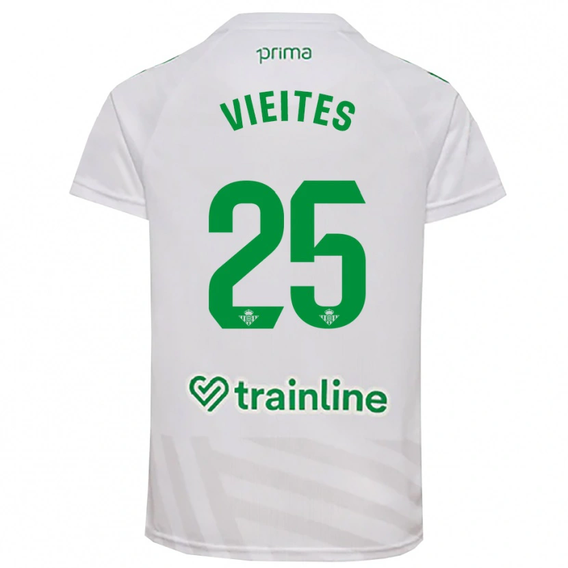 Danxen Femme Fran Vieites #25 Maillot de Gardien Vert Blanc 2025/26 T-shirt